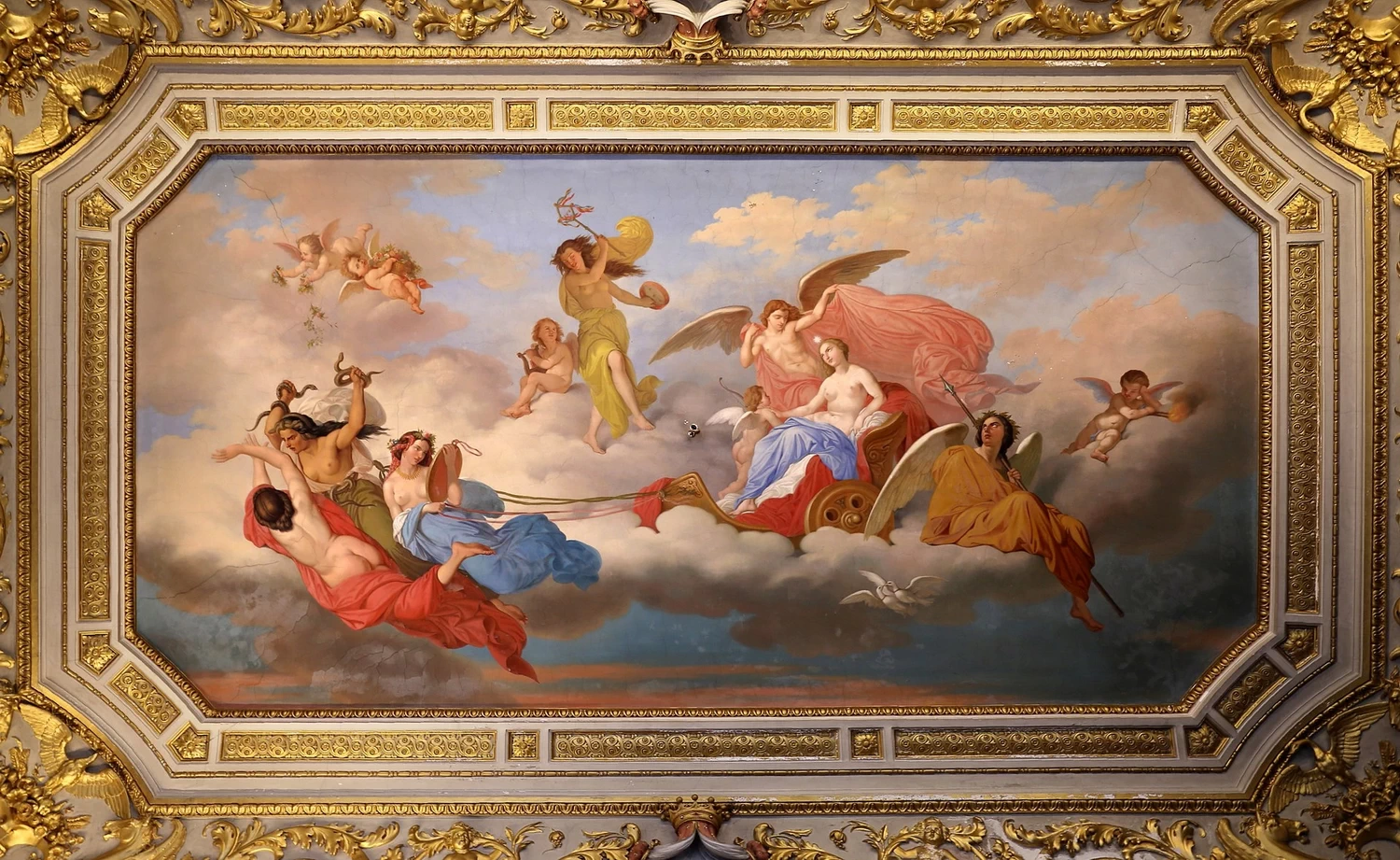 Allegoria dell'amore - Villa Favard, Facoltà di Economia e Commercio, Firenze, attribuito